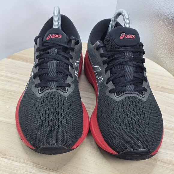 Mens size 8 - Asics Gel GT 1000 11 Athletic Running Shoes Black Red - Picture 4 of 10